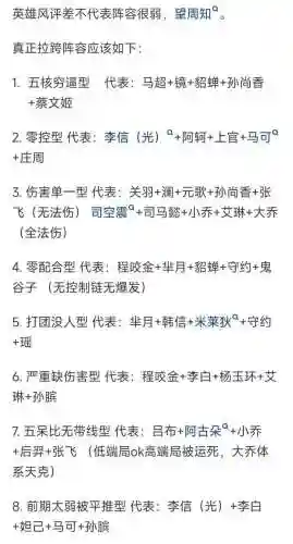 王者废物阵容搭配技巧大全(王者荣耀阵容体系讲解)插图1