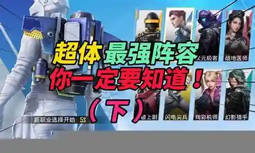 和平精英战士阵容搭配插图