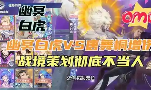 幽冥白虎pvp阵容搭配插图