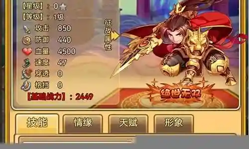无双战将最佳搭配阵容插图