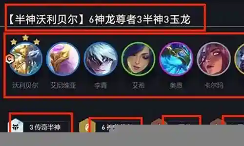 传奇尊者阵容搭配图表插图