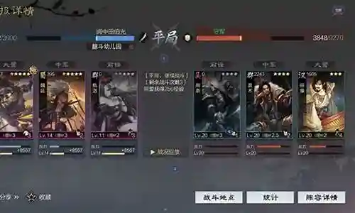 率土之滨武将阵容配置搭配插图