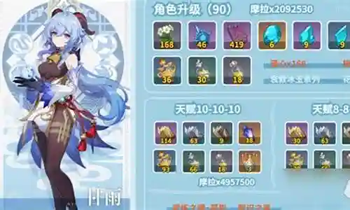 满星甘雨阵容搭配插图