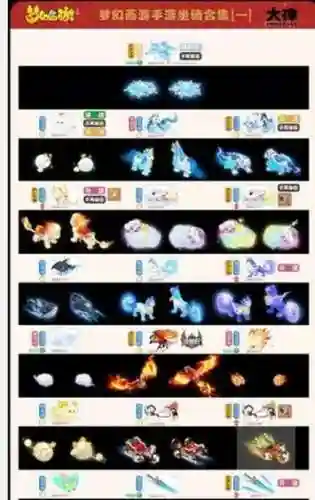 梦幻西游手游坐骑纹饰选哪种插图1