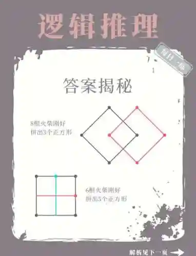脑力大比拼攻略火柴插图
