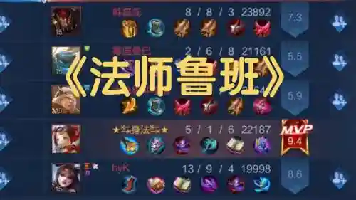 模拟赛最强鲁班的阵容搭配插图1