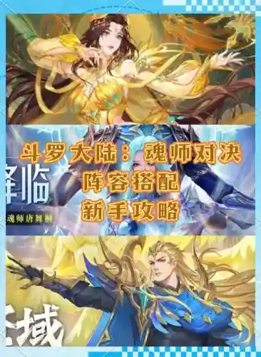 斗罗大陆游戏好的阵容搭配插图1
