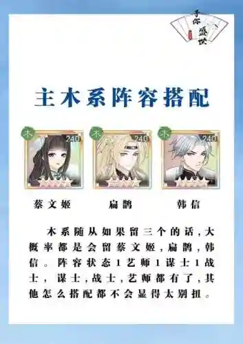 轩辕剑木系法师阵容搭配插图