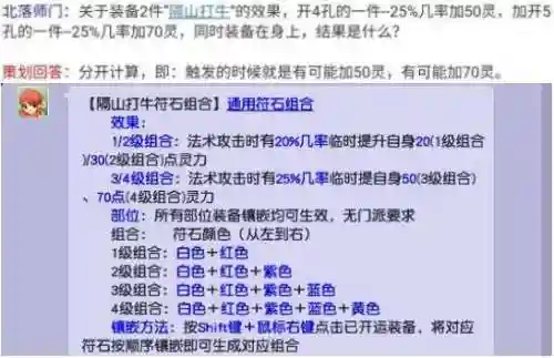梦幻西游符石镶嵌隔山打牛_1插图