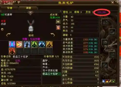 天龙八部毛驴打什么技能插图1