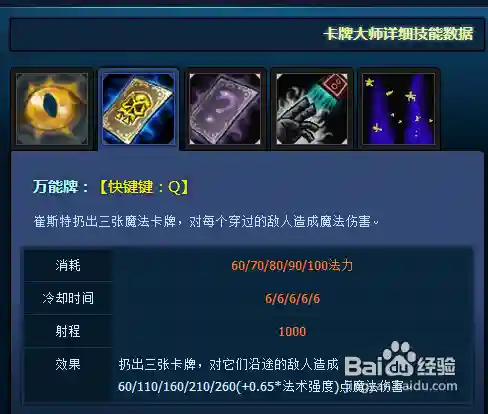 lol卡牌大师技能介绍插图1