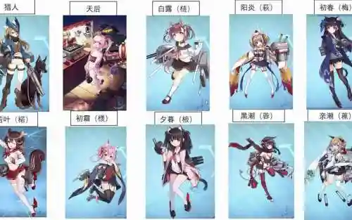 碧蓝白皮阵容插图1