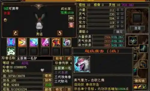 天龙八部毛驴打什么技能插图