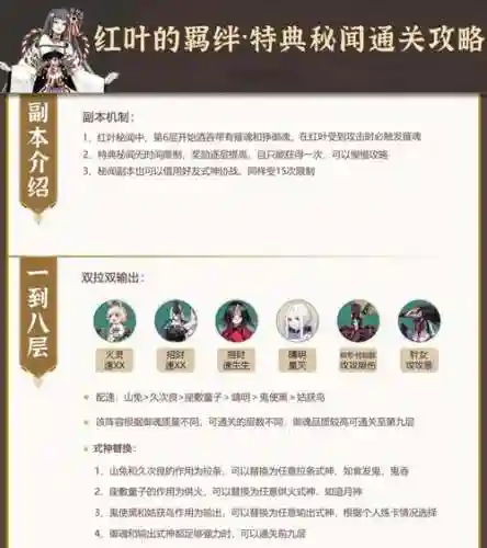 红叶阵容讲解_1插图