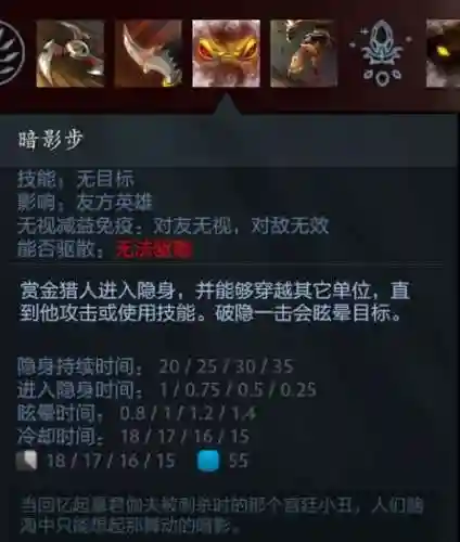 赏金猎人dota2技能介绍插图1