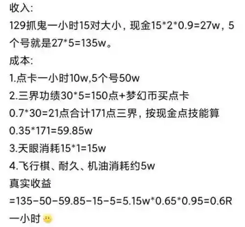 梦幻西游129五开号赚钱插图