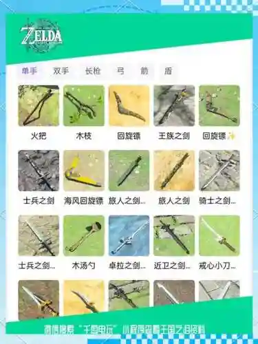 塞尔达武器分析插图1