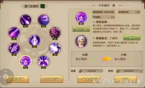 天龙唐门技能摆放插图1