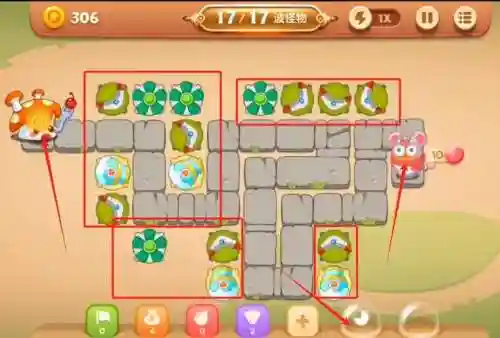 保卫萝卜3攻略集市37关插图1
