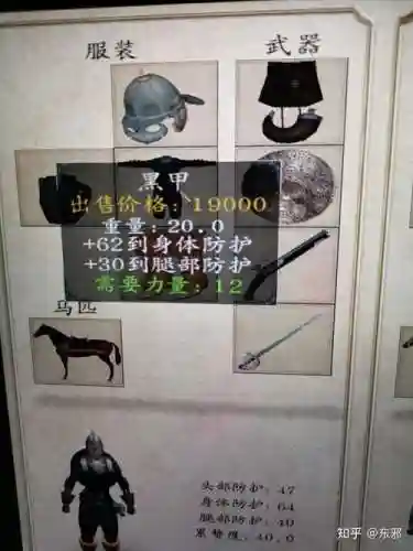 骑马与砍杀火与剑装备图解插图