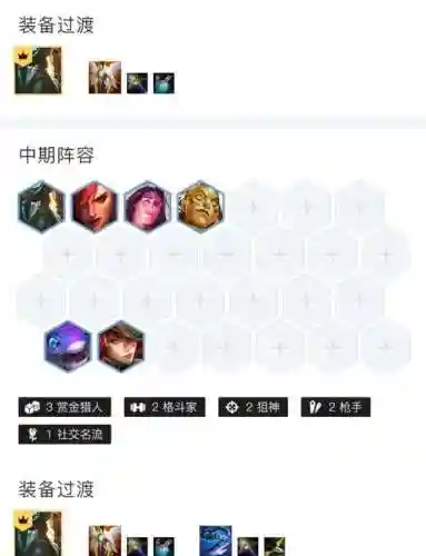 赏金阵容前期阵容搭配攻略插图1