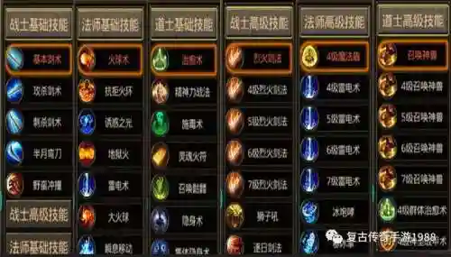 传奇65大技能加点_1插图1