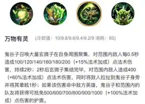 鬼谷子技能王者荣耀插图
