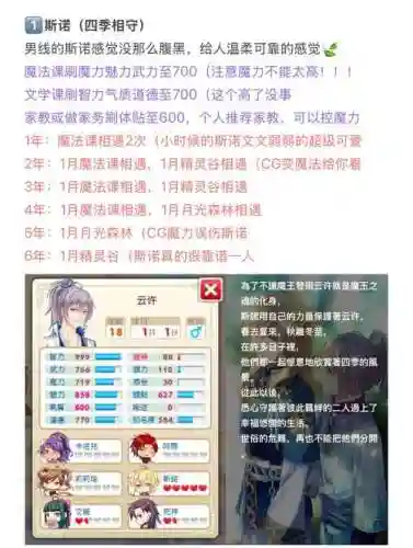 爱养成2攻略斯诺阿尔，爱养成2如何跟斯诺在一起插图