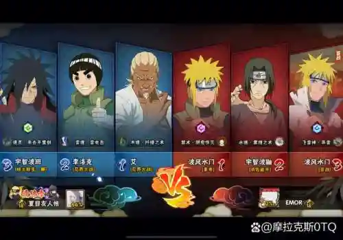 火影忍者阵容搭配图片大全，火影忍者游戏阵容搭配插图