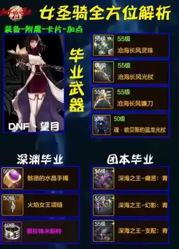 地下城圣骑士女技能加点，地下城女圣骑士用什么武器插图1