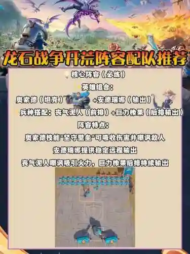 荒龙阵容搭配，荒什么时候加点插图