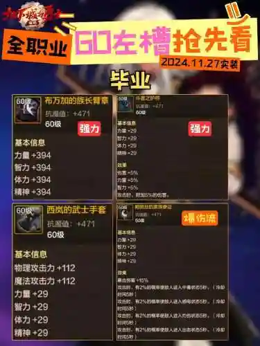 加一级技能的左槽有哪些，加技能等级的左槽插图1