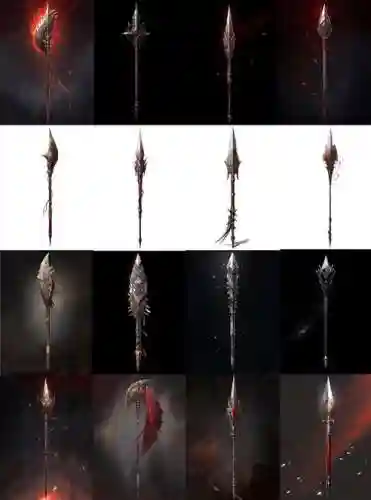 长矛类武器大全，长矛武器的图案插图1