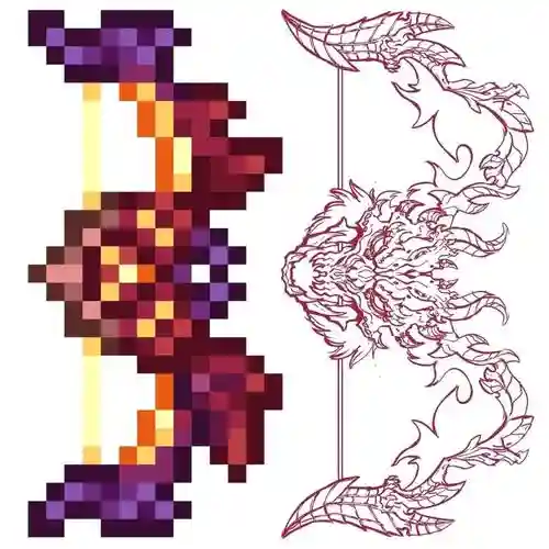 泰拉瑞亚彩色荧光棒最强武器，泰拉瑞亚彩色荧光棒排异插图